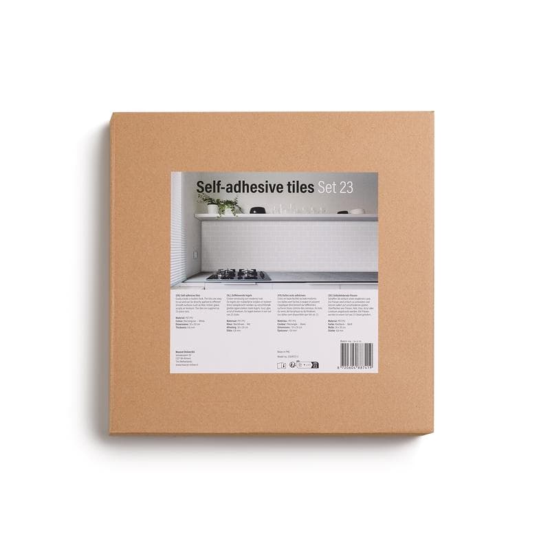 Zelfklevende tegels / steenstrips - Wit