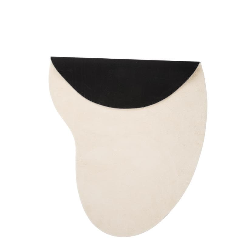 Tapis asymétrique - crème