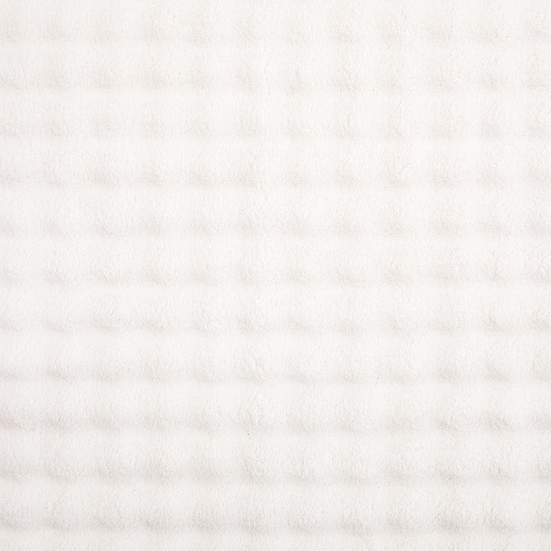 Hoogpolig vloerkleed Pompom Fur - Crèmewit