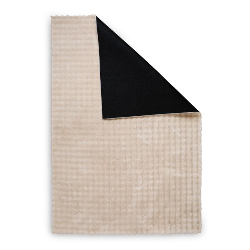 Hoogpolig vloerkleed Pompom Fur - Taupe