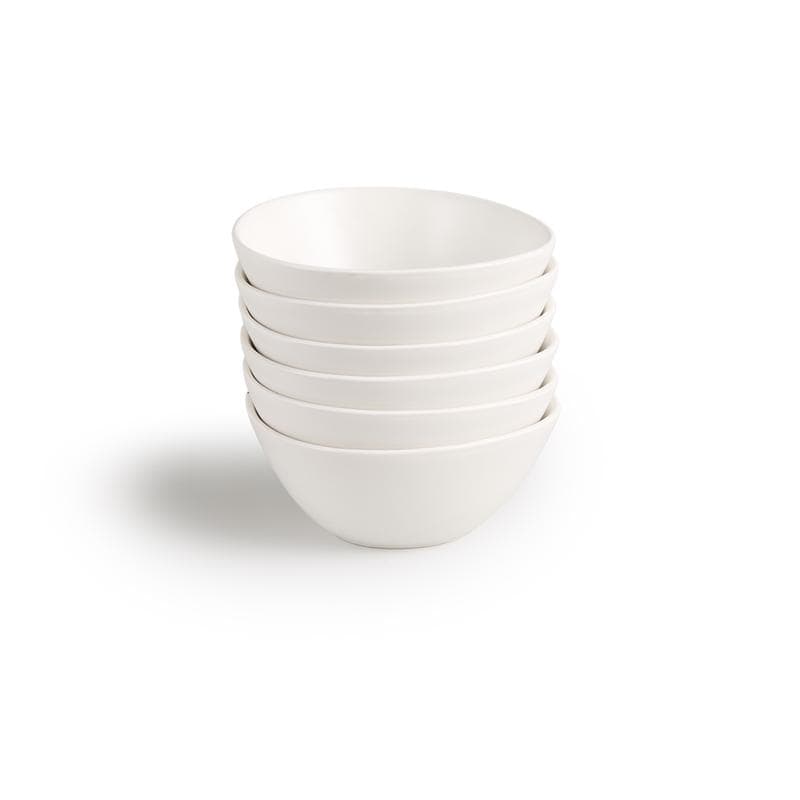 Service de table asymétrique - blanc cassé mat