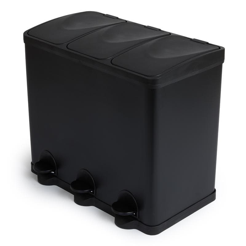 Poubelle de tri sélectif - 3 x 20 l