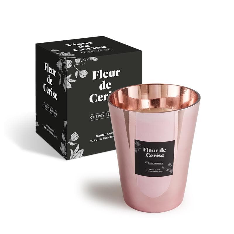 Bougie parfumée XL premium - fleurs de cerisier