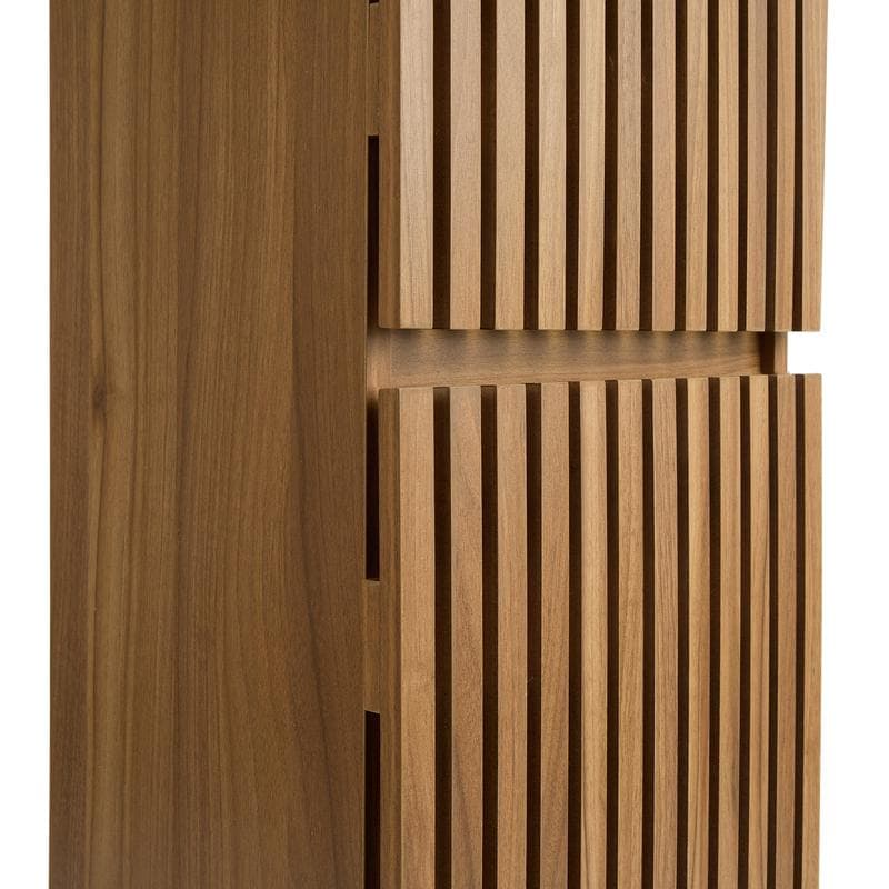 Colonne de salle de bain design en bois