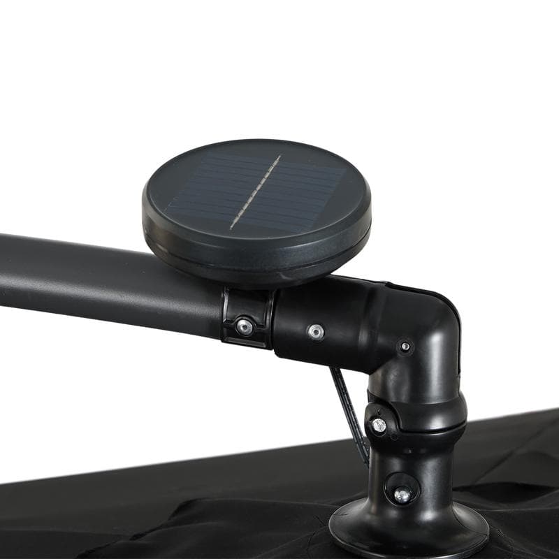 Parasol déporté avec LED