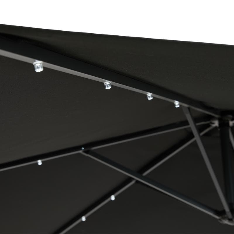 Parasol déporté avec LED