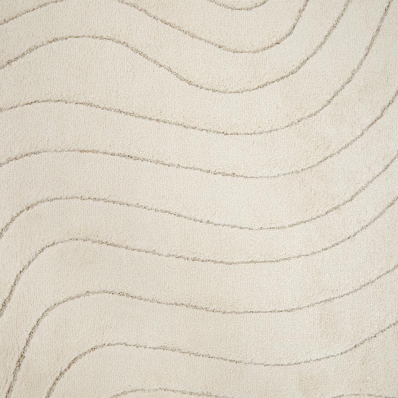 Hoogpolig vloerkleed Eclipse - crème-wit