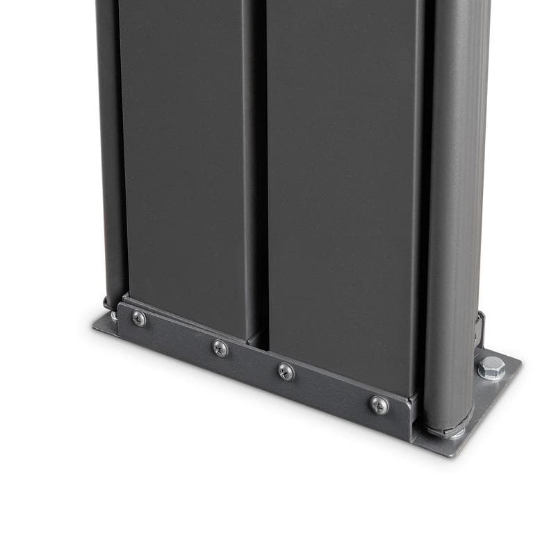 Uittrekbaar dubbel windscherm - zwart