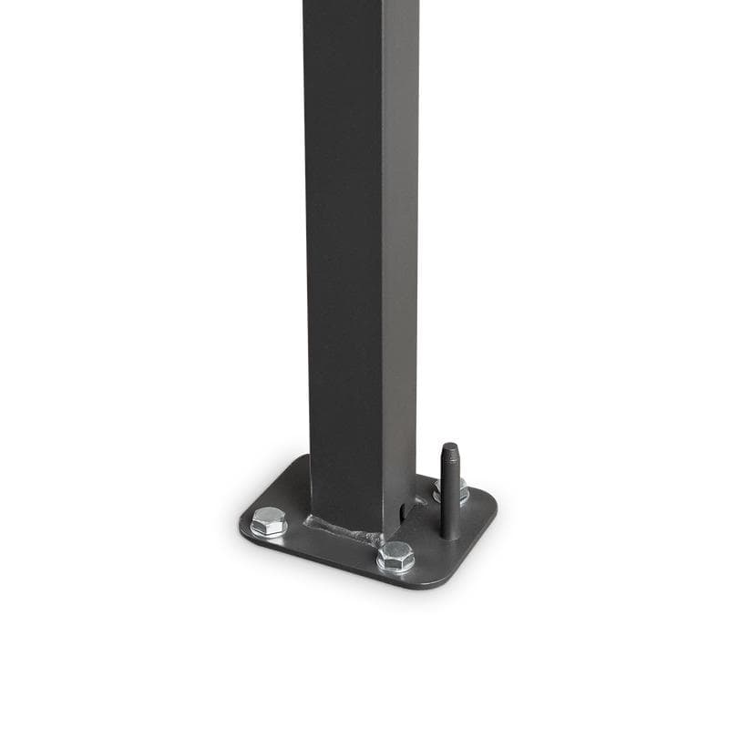 Uittrekbaar dubbel windscherm - zwart