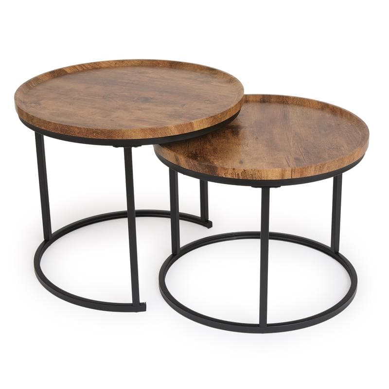 Tables gigognes rondes - bois