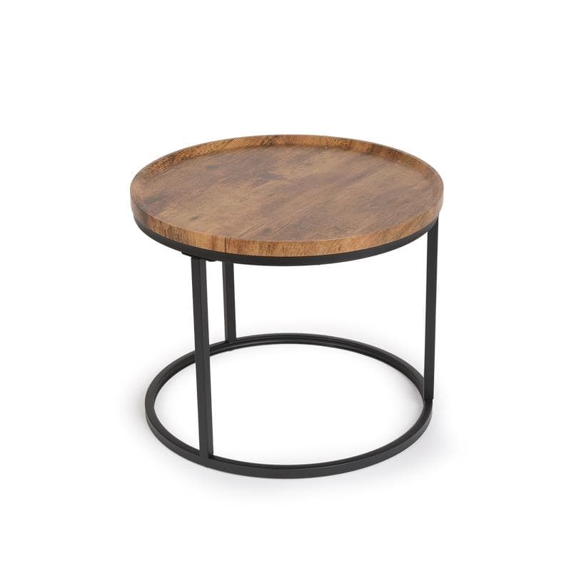 Ronde bijzettafels - zwart