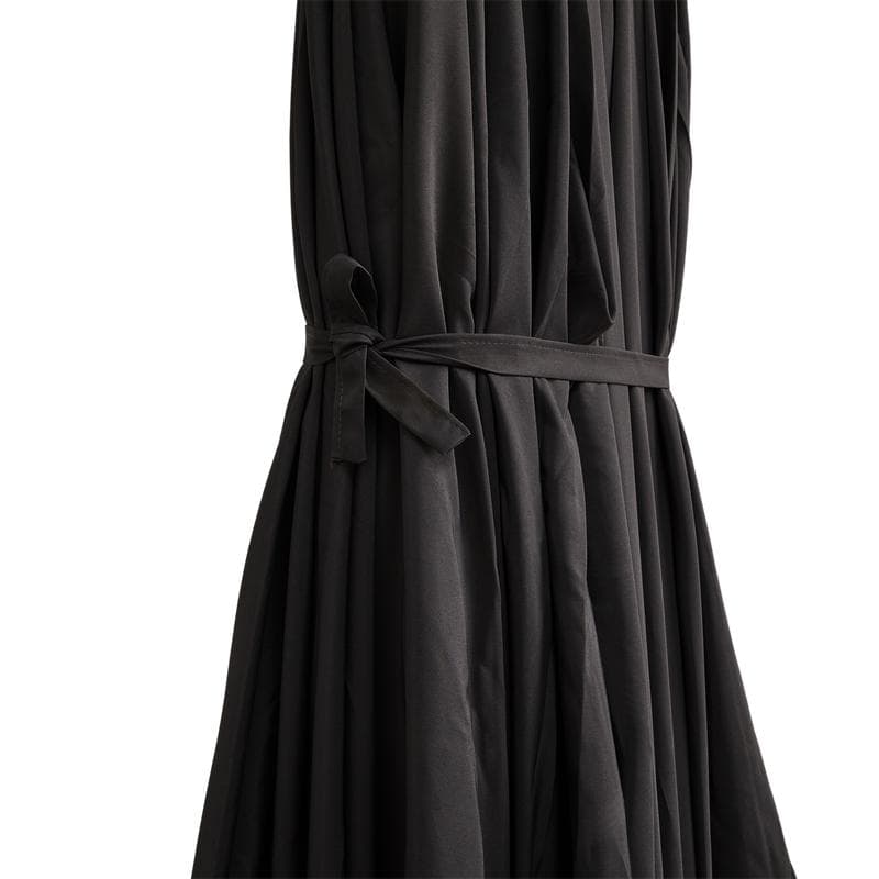 Parasol double avec housse - anthracite