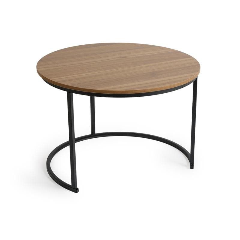 Table d'appoint et pouf en teddy