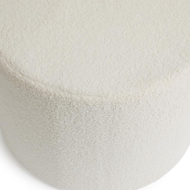 Bijzettafel en teddy poef