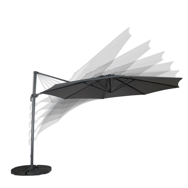 Parasol déporté XL - anthracite