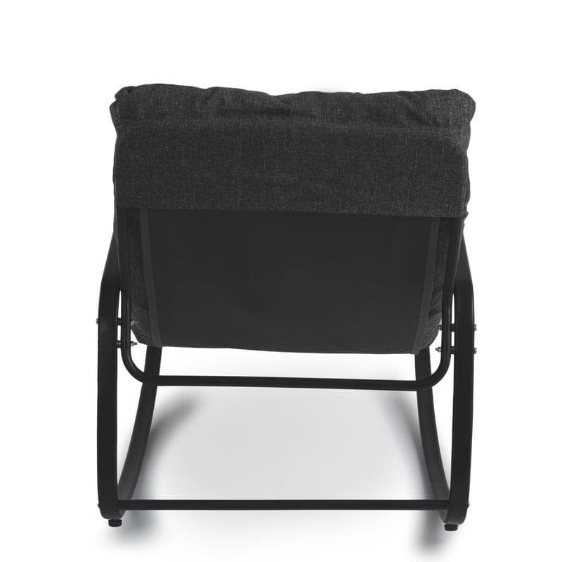 Fauteuil à bascule avec coussin