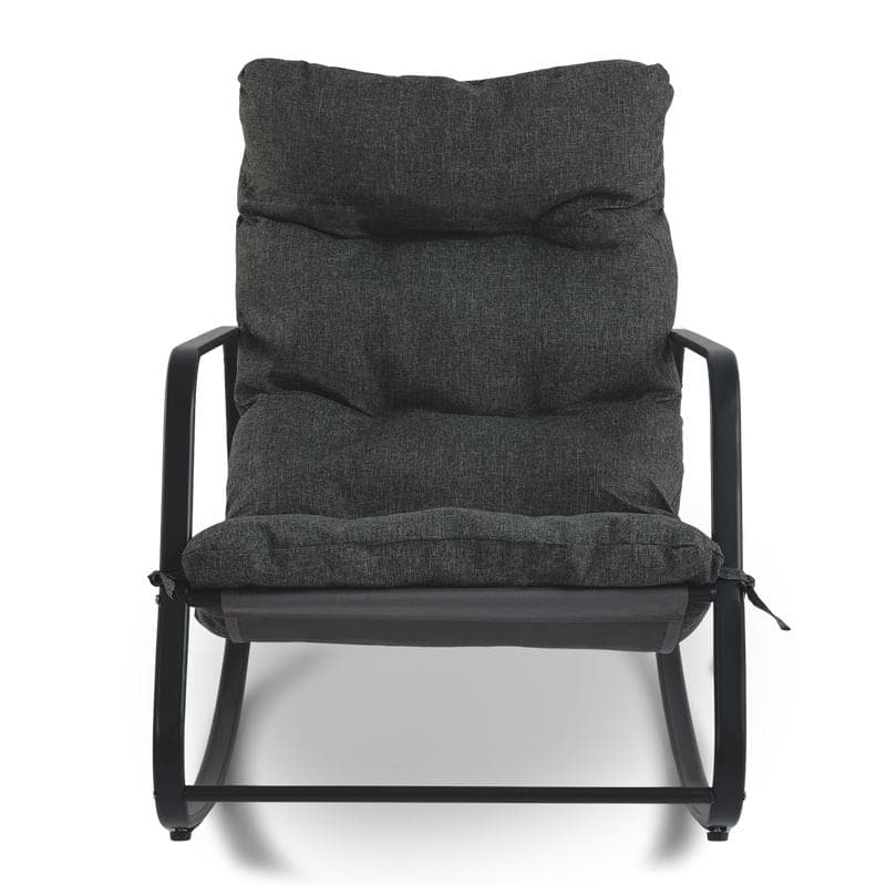 Fauteuil à bascule avec coussin
