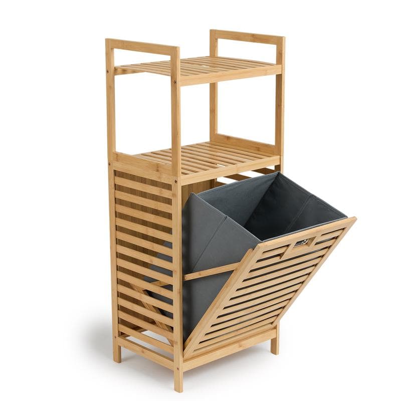 Panier à linge bambou premium