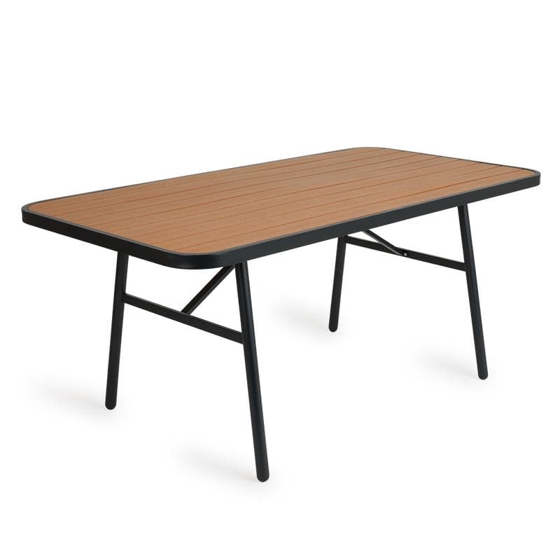 Eettafel voor buiten - bruin 170 x 90 x 75 cm 