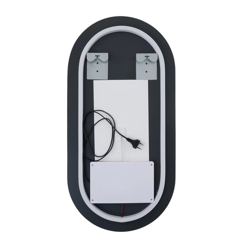 Ovale badkamerspiegel met ledverlichting