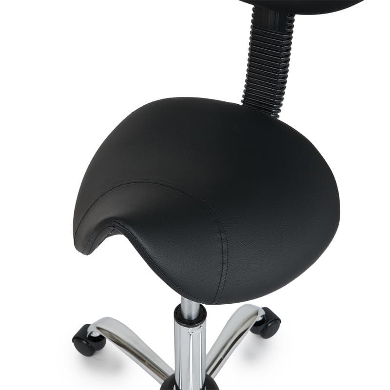Tabouret ergonomique avec dossier