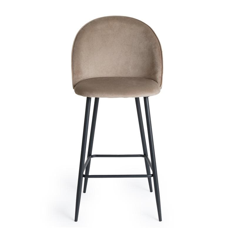 Barkruk Velvet 2 stuks - Simple Taupe