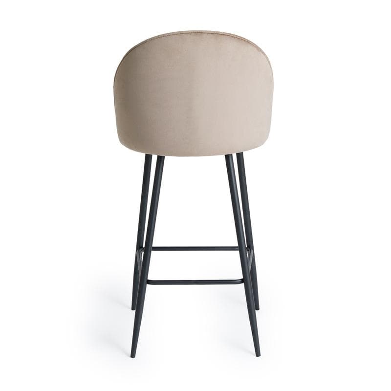 Barkruk Velvet 2 stuks - Simple Taupe