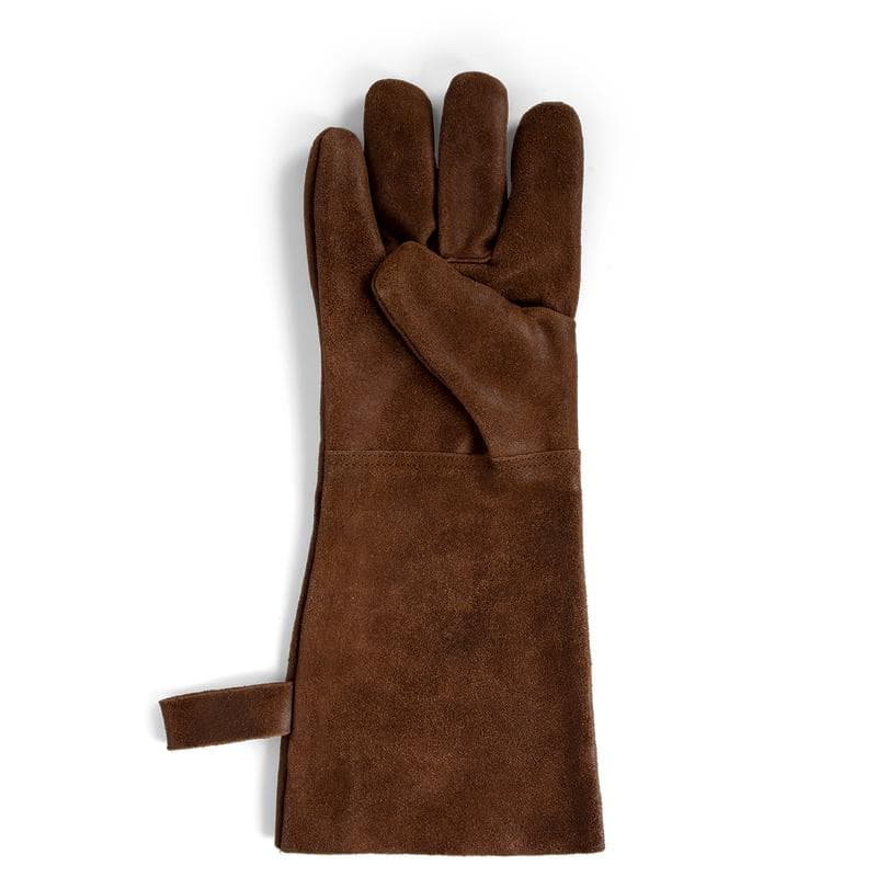 Tablier et gant pour barbecue - cognac