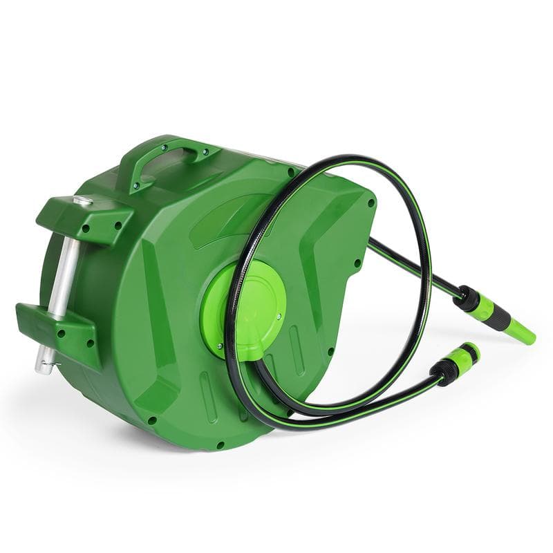 Tuinslang met wandhaspel