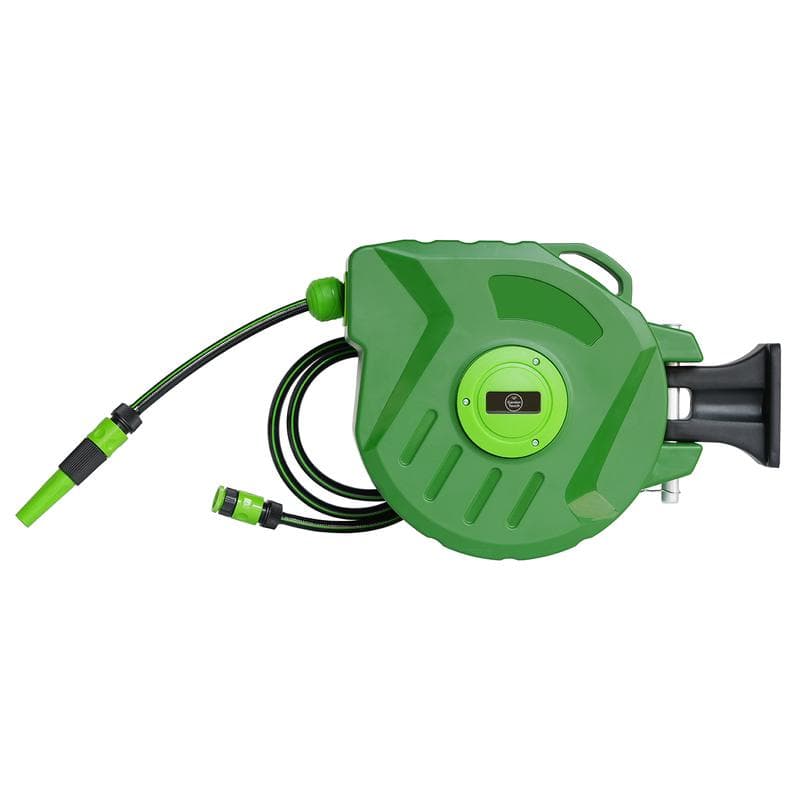 Tuinslang met wandhaspel