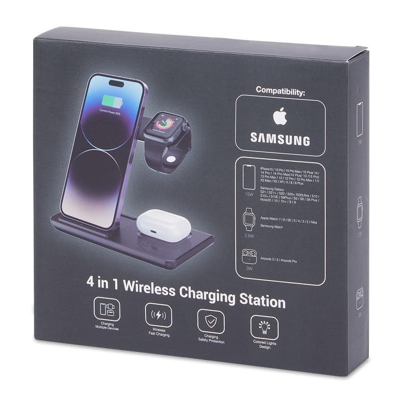 Chargeur induction 4-en-1