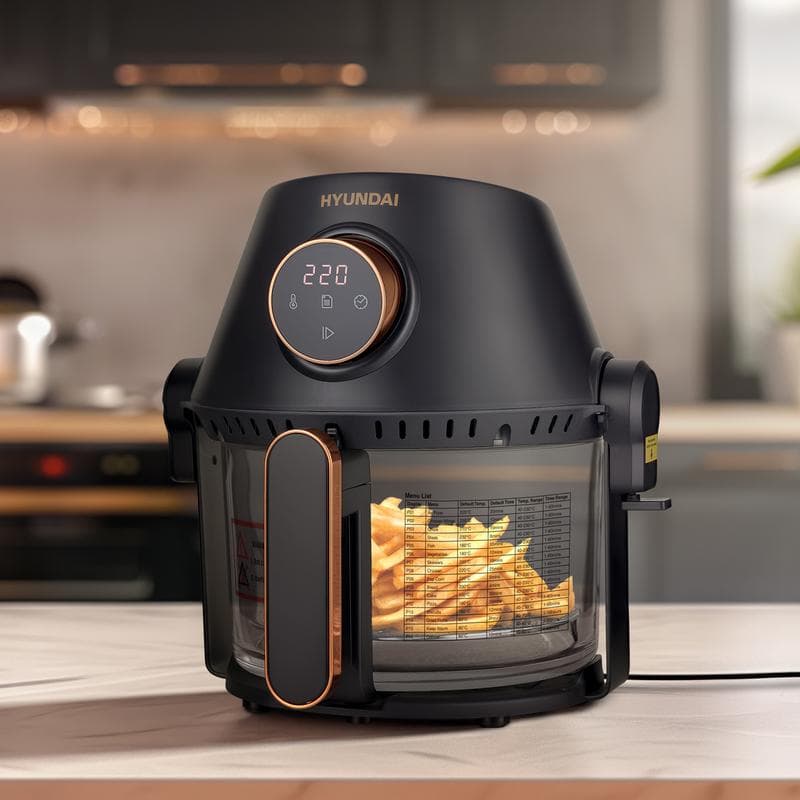 Hyundai 3-in-1 airfryer, grill & hotpot