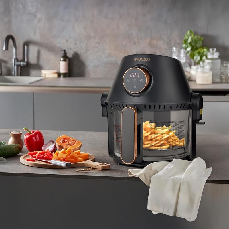 Hyundai 3-in-1 airfryer, grill & hotpot