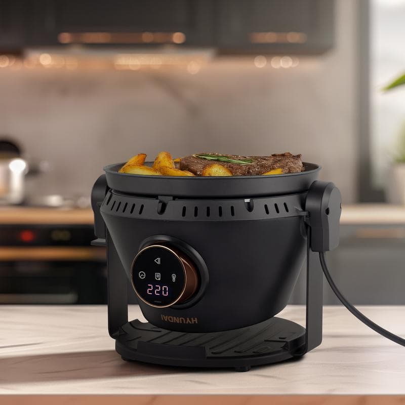 Hyundai 3-in-1 airfryer, grill & hotpot