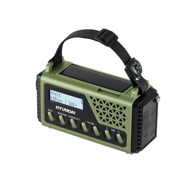 Hyundai noodradio DAB+ met 10000 mAh powerbank