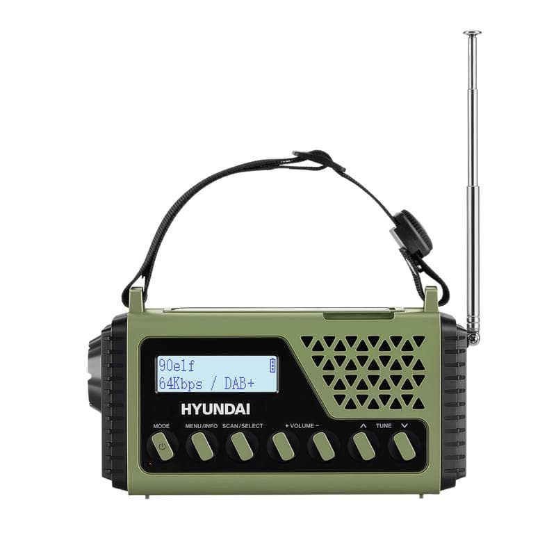 Hyundai noodradio DAB+ met 10000 mAh powerbank