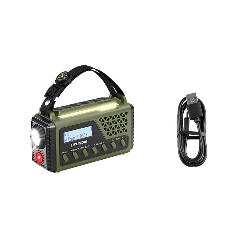 Hyundai noodradio DAB+ met 10000 mAh powerbank