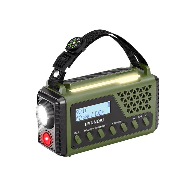 Hyundai noodradio DAB+ met 10000 mAh powerbank