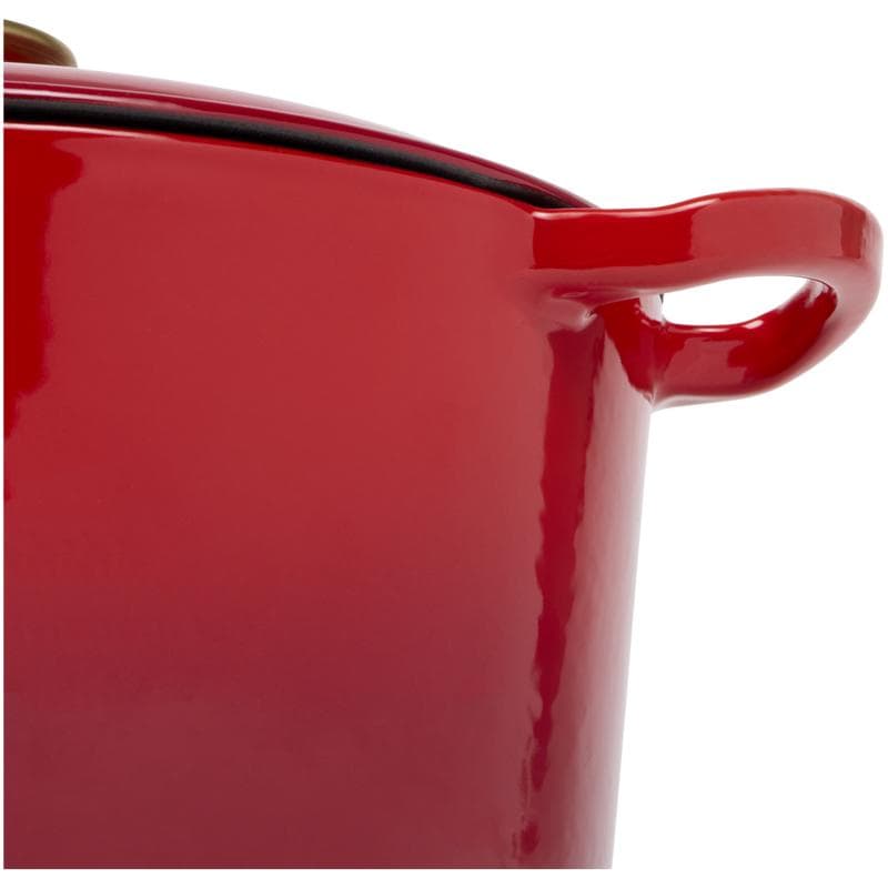 Gietijzeren braadpan - rood
