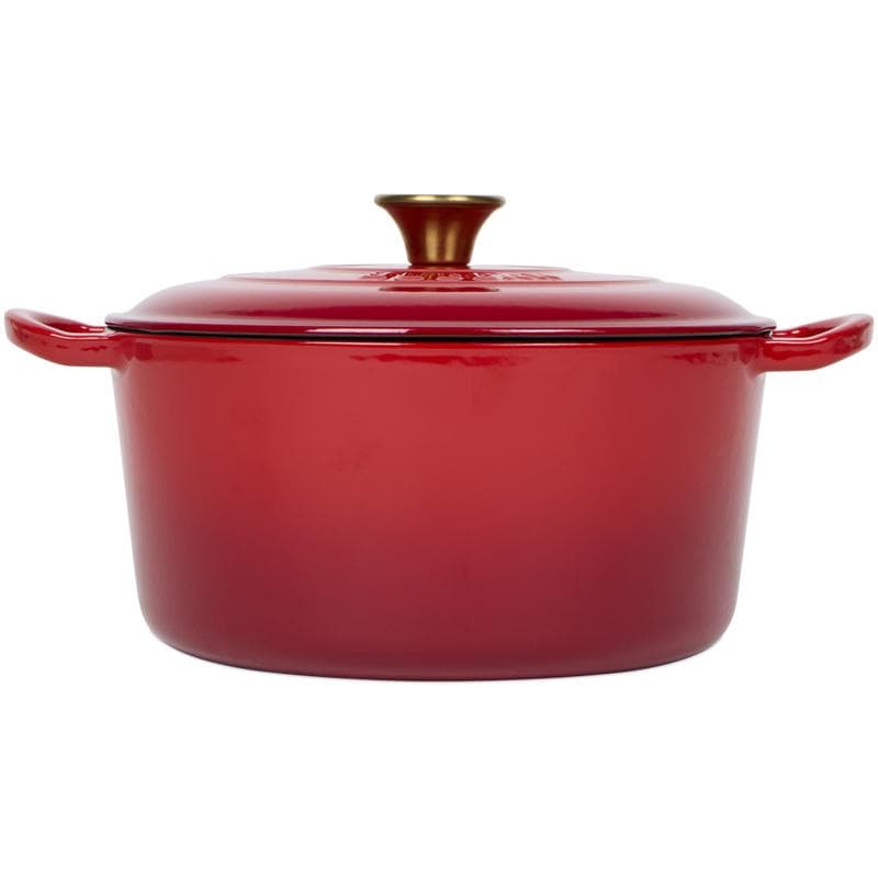 Gietijzeren braadpan - rood