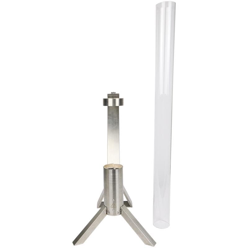 Chauffage de terrasse sur pied Green Flame R80 - argenté