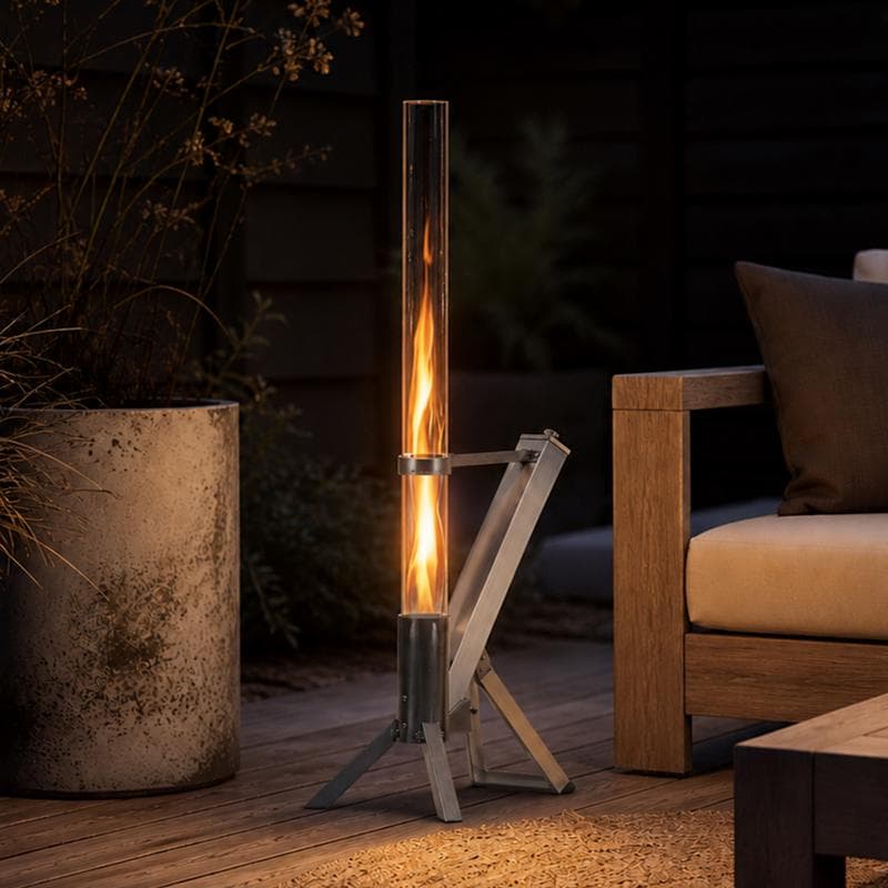 Green Flame terrasverwarmer R80 – zilver
