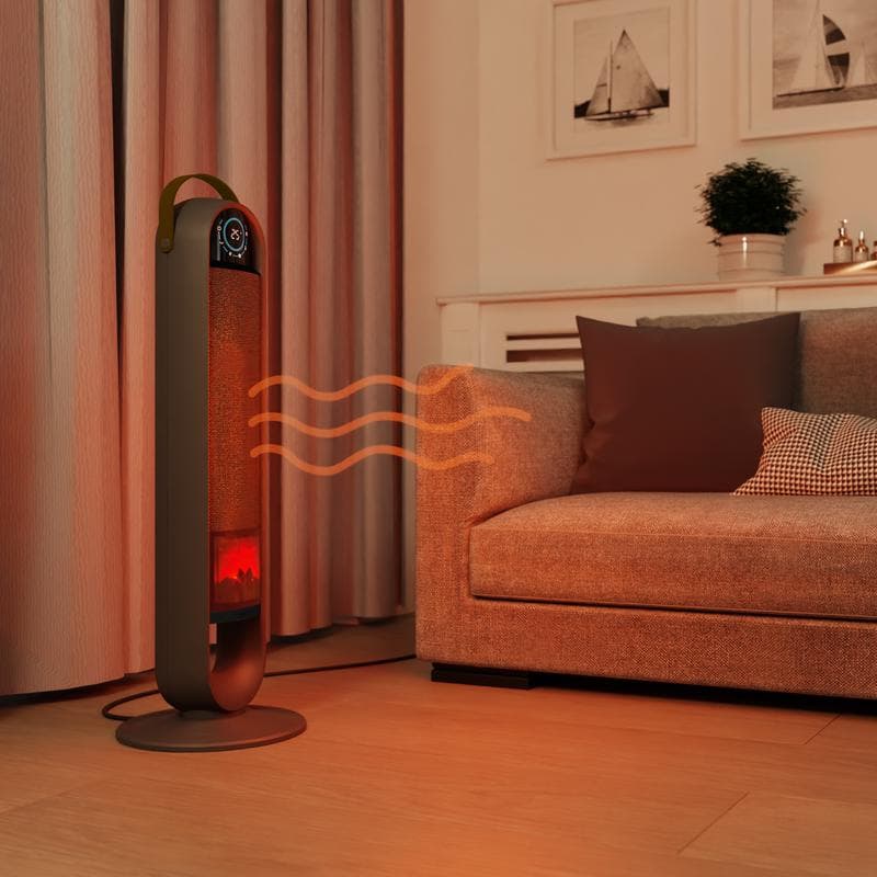 Sinji Flame Tower Heater - ventilatorkachel - in de woonkamer warmte