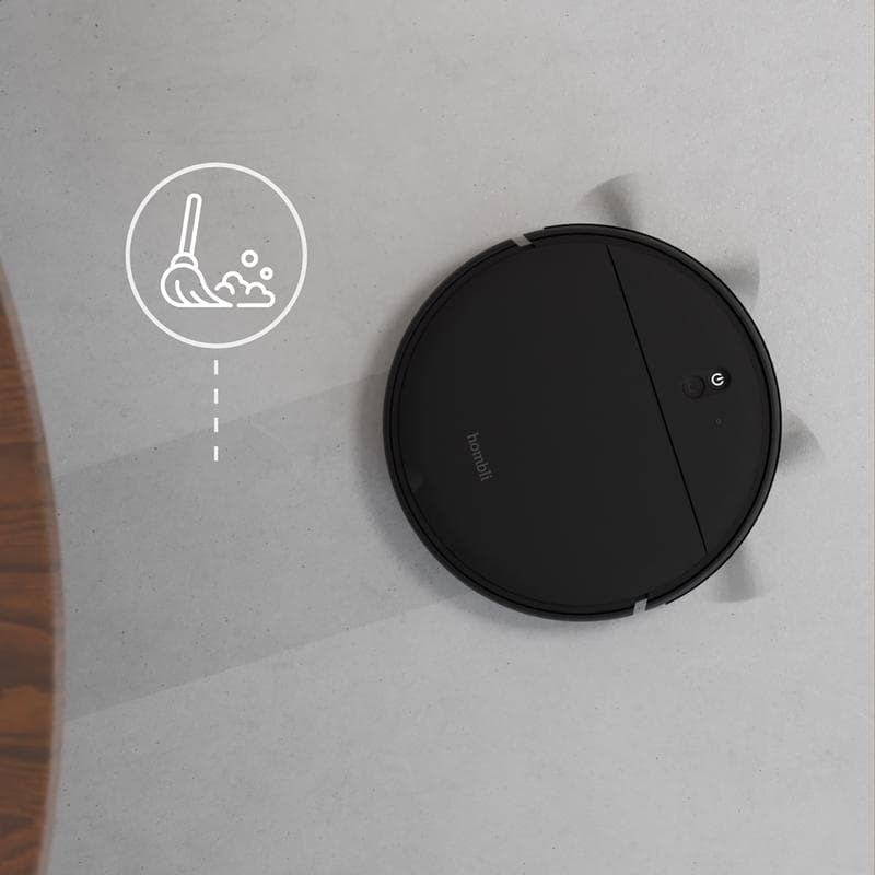 Hombli smart robotstofzuiger met dweilfunctie - zwart