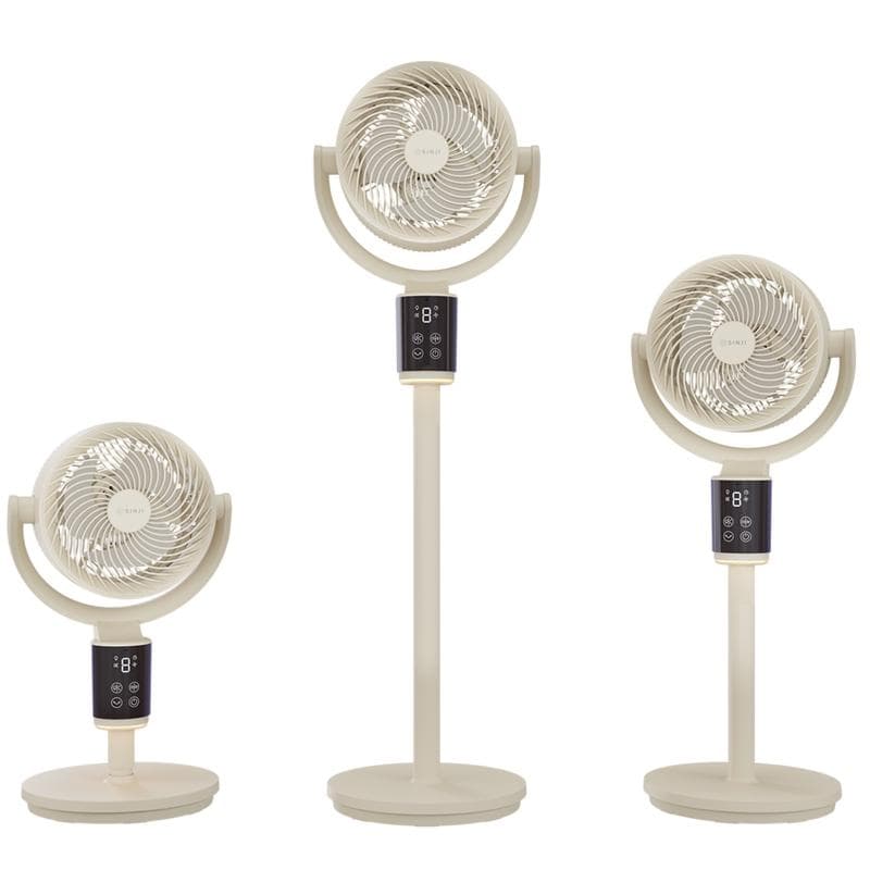 Ventilateur sur pied Sinji avec oscillation multidirectionnelle