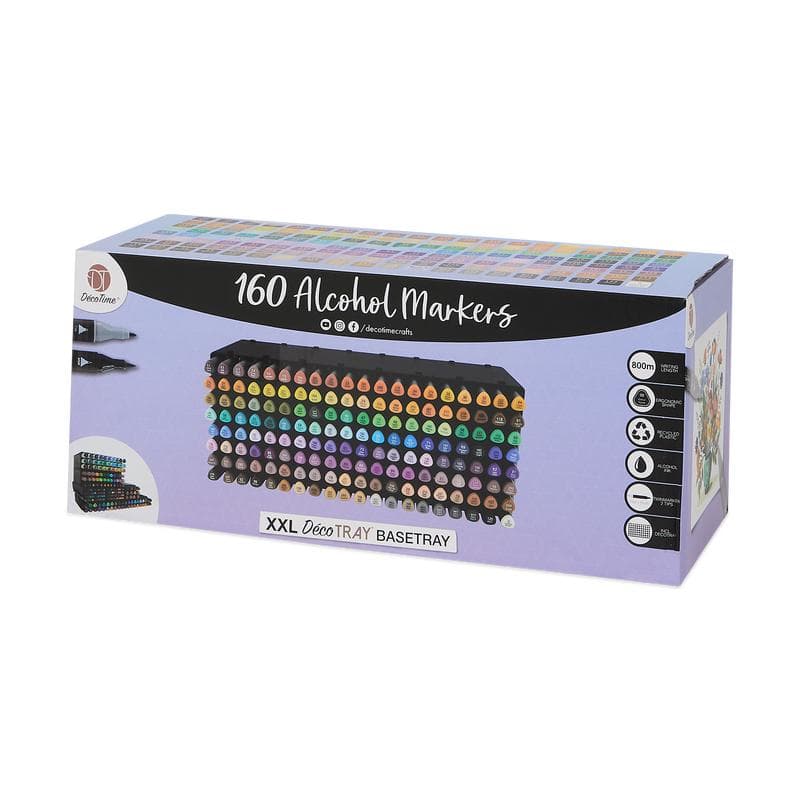 Coffret de marqueurs à double pointe XXL DécoTime