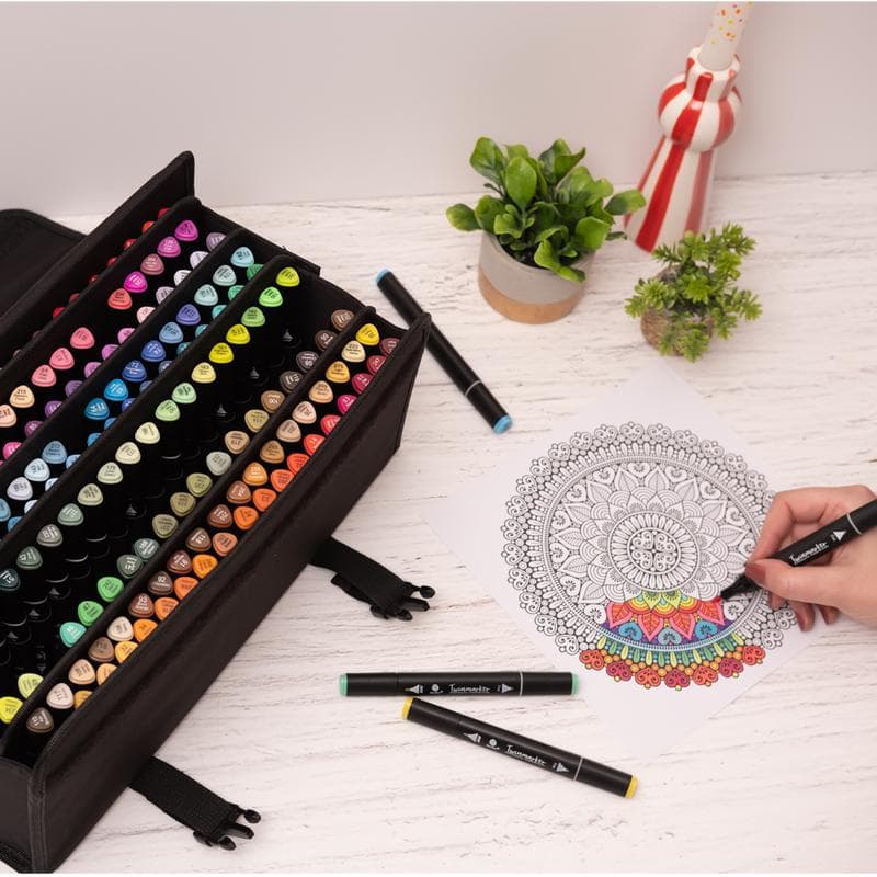 Coffret de marqueurs à double pointe XXL DécoTime