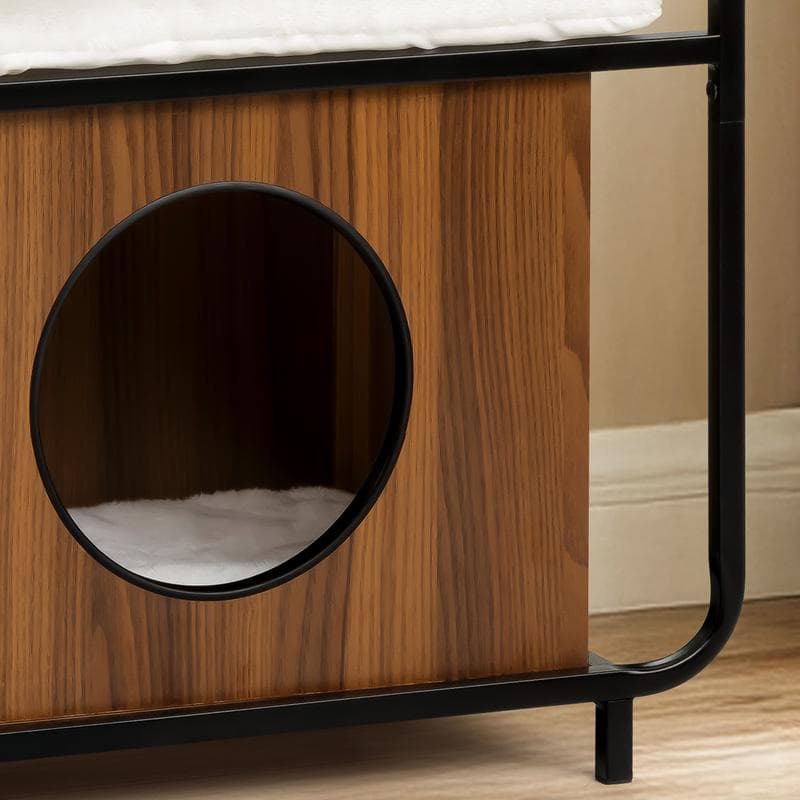 Kattenmeubel met krabpaal en huisje