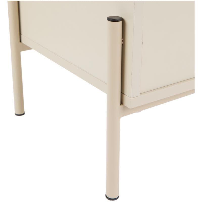 Lot de 2 tables de nuit - beige