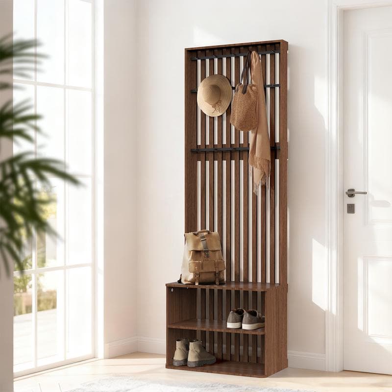 Kapstok met schoenenrek